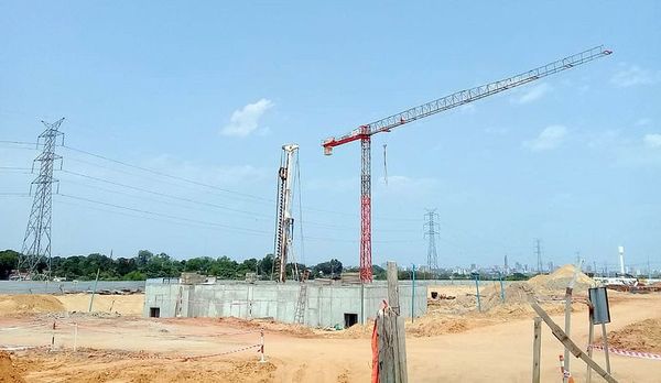 Obra de la planta cloacal del Bañado avanzó 6% en 2 años - Economía - ABC Color