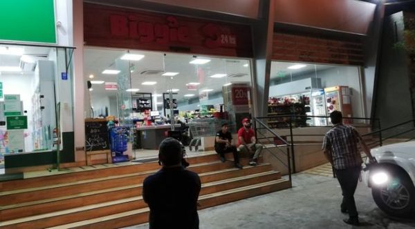 Roban G. 6 millones a un local de Biggie en Lambaré