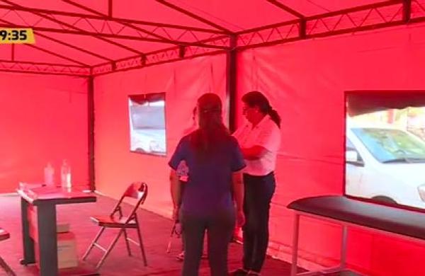 Habilitan carpa para controles sanitarios en Frontera Puerto Falcón - C9N