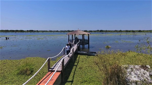 Con buen caudal del Pilcomayo en zonas como General Díaz se fortalece el turismo