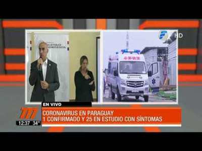 Coronavirus en Paraguay: 25 casos sospechosos