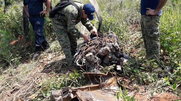 Hallan avioneta siniestrada Amambay - Nacionales - ABC Color