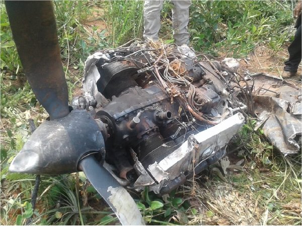 Hallan restos de avioneta siniestrada en Amambay
