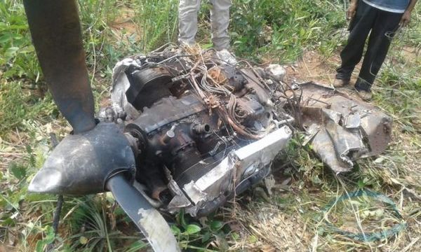 En Yvypé hallan avioneta siniestrada