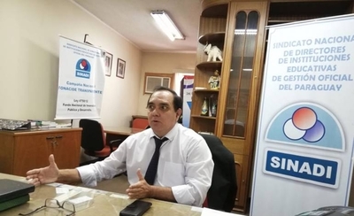 HOY / El Sindicato de Directores (Sinadi) junto al Ministerio de Educación lanzan campaña nacional de prevención del coronavirus