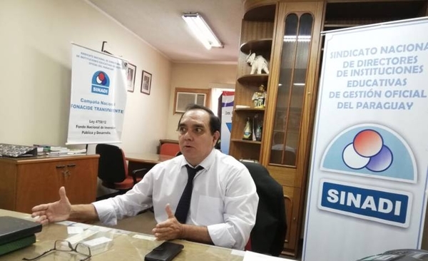 HOY / El Sindicato de Directores (Sinadi) junto al Ministerio de Educación lanzan campaña nacional de prevención del coronavirus