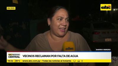 Barrio Obrero: Vecinos reclaman por falta de agua - ABC Noticias - ABC Color