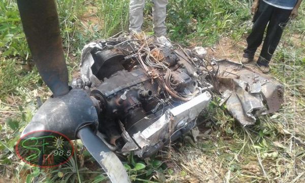 Hallan restos de avioneta siniestrada en Amambay