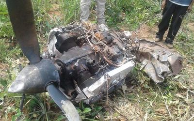 Hallan  restos de avión que se habría usado en narcotráfico - Judiciales y Policiales - ABC Color