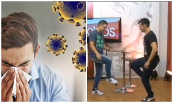 Ante Coronavirus, panelistas de tv proponen un “saludo alternativo”