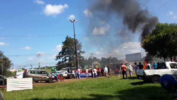 Manifestación a favor de Payo Cubas