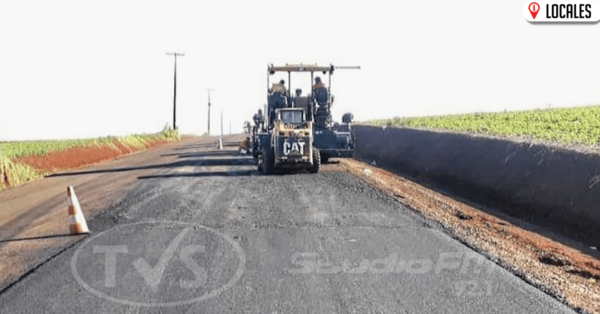 Gran avance del asfaltado entre Itapúa y Caazapá
