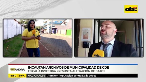 Incautan archivos municipales en Ciudad del Este - ABC Noticias - ABC Color
