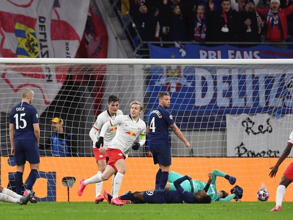 Leipzig golea al Tottenham y certifica pase a cuartos de final de la Champions