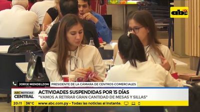 Gobierno suspende actividades: centros comerciales anuncian medidas - ABC Noticias - ABC Color