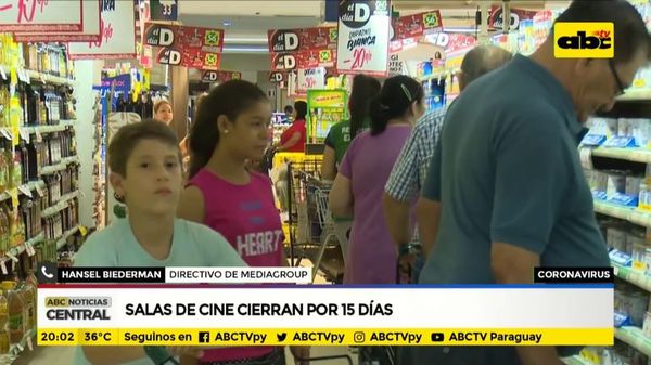 Gobierno suspende actividades: salas de cines cierran por 15 días - ABC Noticias - ABC Color