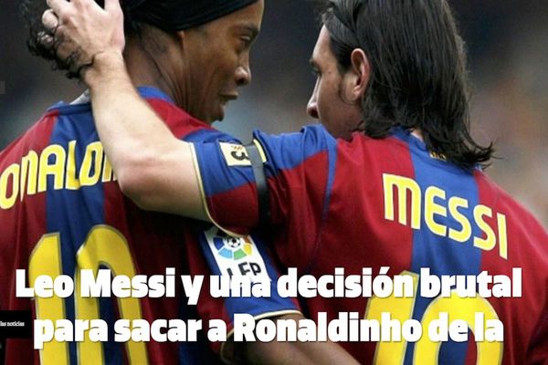Messi habría ofrecido ayuda a “Dinho”