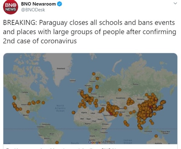 El mundo felicita a Paraguay por las drásticas medidas contra el coronavirus