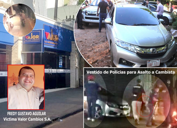 Dos asaltos multimillonarios con “bendición” policial en pleno centro de Ciudad del Este