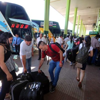 Intensifican controles de temperatura a viajeros del extranjero en la Terminal de Ómnibus » Ñanduti