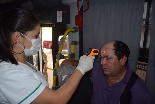 Instalan control sanitario en el puente internacional San Roque - Nacionales - ABC Color