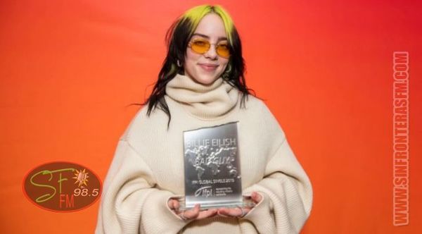 "Bad guy" de Billie Eilish, la canción más escuchada en el mundo en 2019