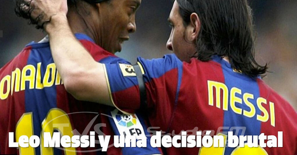 Messi habría ofrecido ayuda a “Dinho”