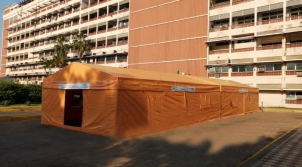 Coronavirus: IPS instala carpa para ingreso previo de pacientes con síntomas - ADN Paraguayo