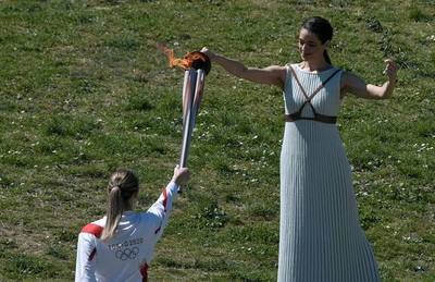 Sin público por el coronavirus, se encendió la llama olímpica en Grecia camino a los Juegos Olímpicos de Tokio 2020 - ADN Paraguayo