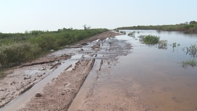 Camino inaugurado por el presidente Mario Abdo en el Chaco está en mal estado