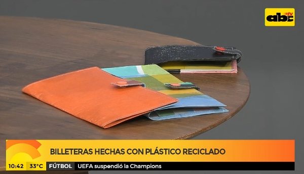 Billeteras hechas con plástico reciclado - Media mañana - ABC Color