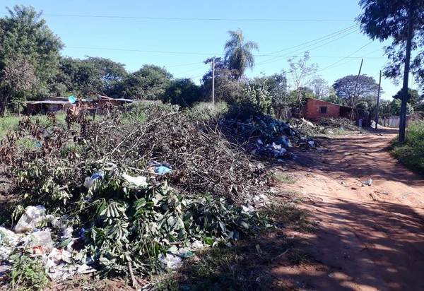 Municipio no responde a reclamo vecinal por basural en plena calle •