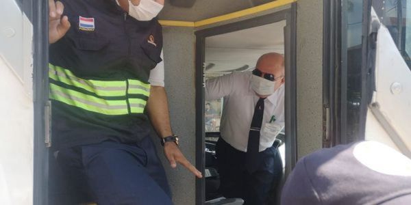 Dinatran también ordena desinfección y limpieza de buses