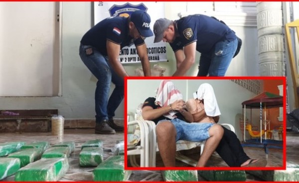 Dos detenidos con 66 kg de marihuana en el barrio Remansito