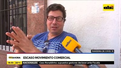 Escaso movimiento comercial en primer día de cuarentena - ABC Noticias - ABC Color