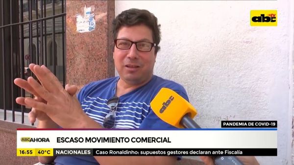 Escaso movimiento comercial en primer día de cuarentena - ABC Noticias - ABC Color