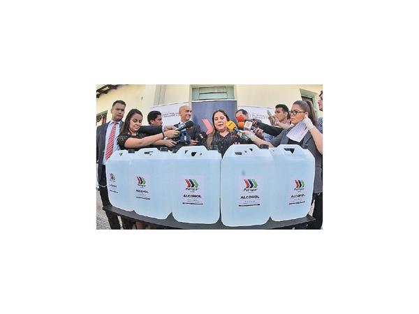 Petropar distribuirá alcohol gratis