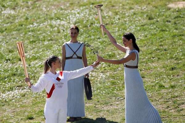 Juegos de Tokio 2020: la llama olímpica se encendió sin público en Grecia » Ñanduti