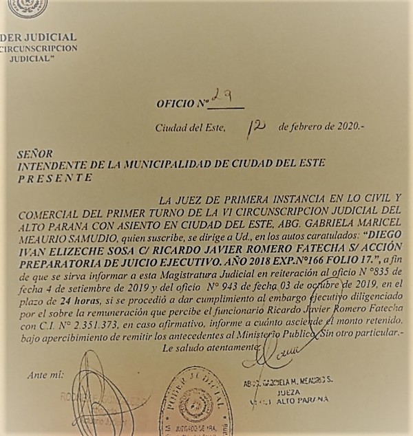 Prieto se niega a cumplir orden de EMBARGO y Jueza le advierte que lo PROCESARAN por DESACATO