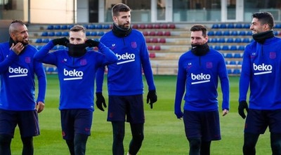 Barcelona suspende sus entrenamientos