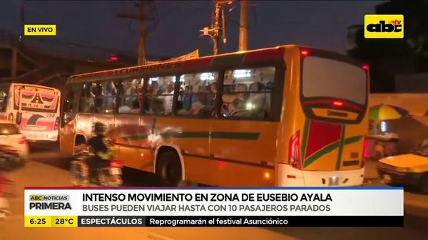Intenso movimiento en zona de Eusebio Ayala - ABC Noticias - ABC Color