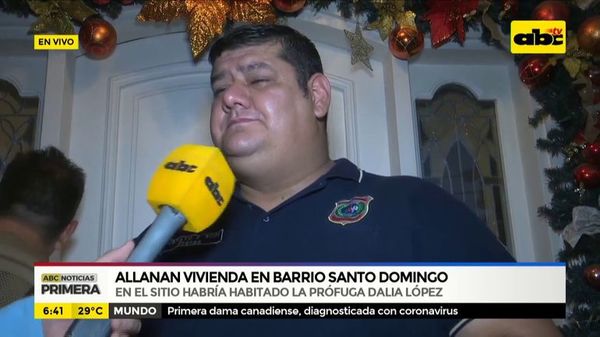 Allanan vivienda en barrio Santo Domingo - ABC Noticias - ABC Color