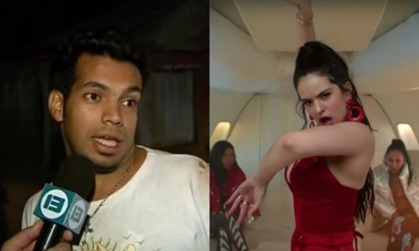 La cantante Rosalía utilizó las frases del “Borracho de la Arbolada”