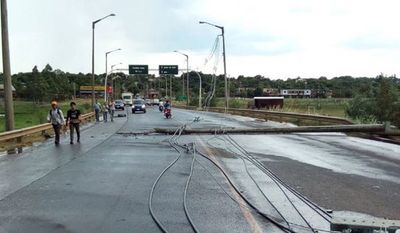 Encarnación sacudida por un temporal