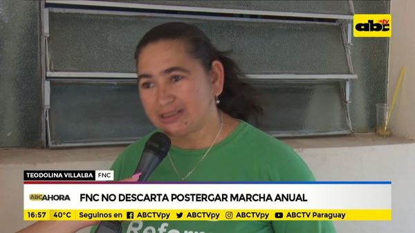 FNC no descarta postergar marcha anual - ABC Noticias - ABC Color