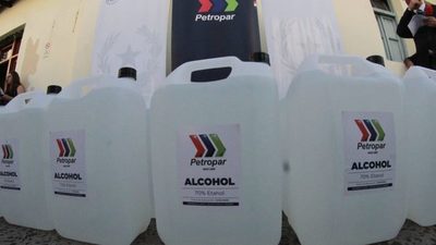 Petropar suspendió la distribución gratuita del alcohol