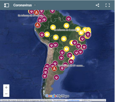 [AHORA] Mapa Coronavirus Actualizado