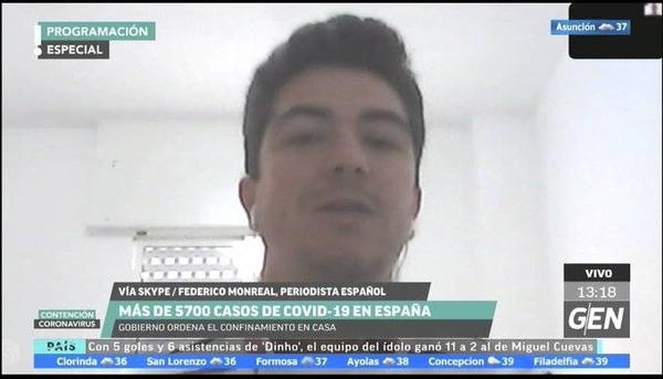 HOY / Fede Monreal, Periodista Español, sobre las medidas que se llevan a cabo contra el coronavirus en ese país