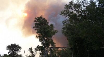 Incendio de gran magnitud afecta a zonas rurales en Pilar