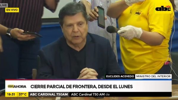 Acevedo pide cumplir con cuarentena y advierte que el Estado podría usar su fuerza - Nacionales - ABC Color